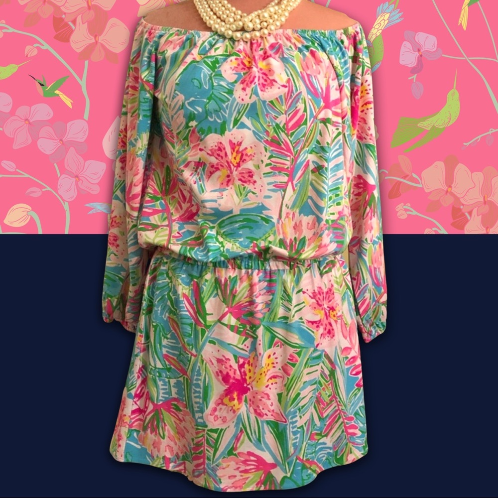 🍃🌸 Lilly Pulitzer Romper Sz X-Large 🌸🍃